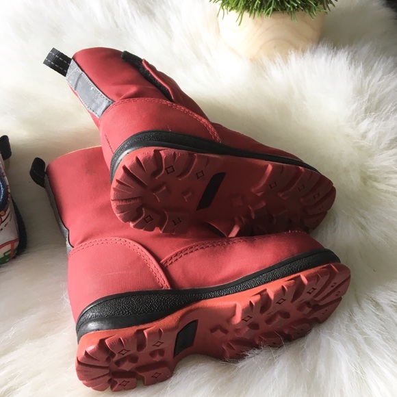 🛷 Lands End ✪ Waterproof Winter Snow Boot ✪ Red ✪ - Picture 5 of 8